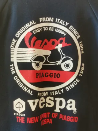Sudadera Vespa Unisex Azul Talla M