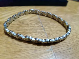 Bracciale Acciaio Blu Diamond Casual