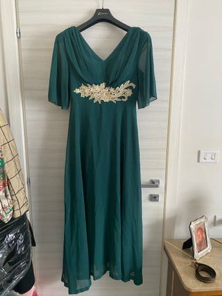 Vestito abito M lungo da cerimonia Donna