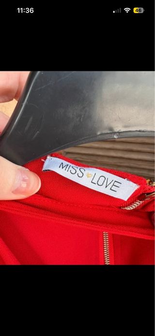 Tuta intera rossa con banda laterale