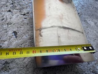 Cola de escape en acero inoxidable para coche