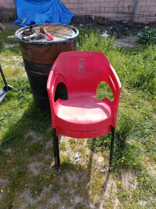 Mesa de jardín redonda