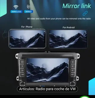 Radio 2Din pantalla coche