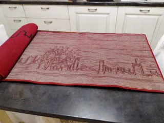 Coppia tappeti con skyline Londra