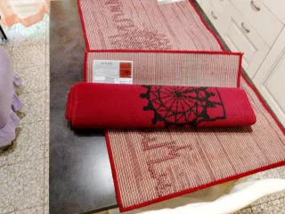 Coppia tappeti con skyline Londra