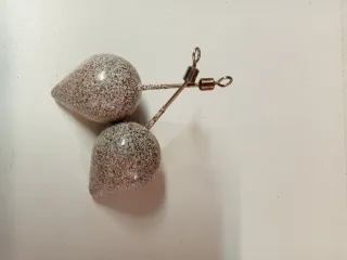 10 Plomos de Pesca con Giratorio