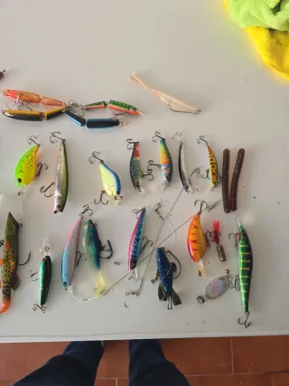 Señuelos pesca blackbass, lucio