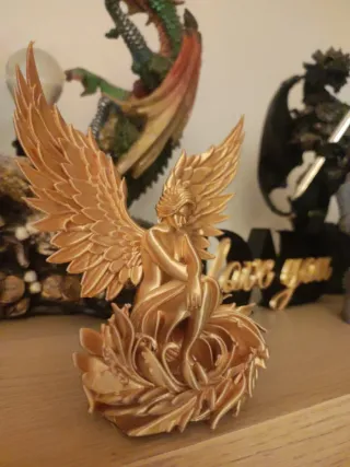 Figura Ángel Dorado 3D