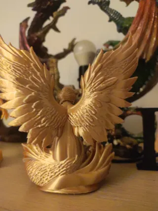Figura Ángel Dorado 3D