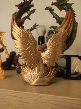 Figura Ángel Dorado 3D