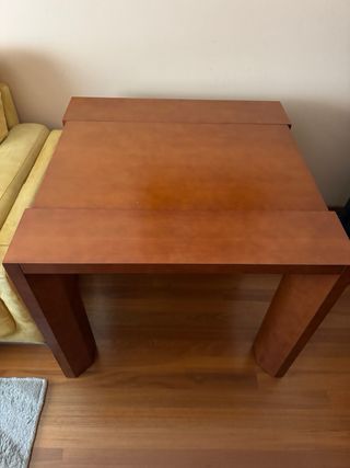 Mesa consola extensible madera