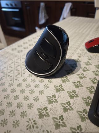 Mouse Verticale Ergonomico Wireless DELUX Nero