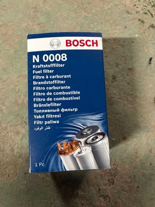 Filtro Gasoil Bosch N 0008 2.0 TDI