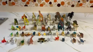 Lote dinosaurios y animales juguete
