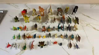 Lote dinosaurios y animales juguete