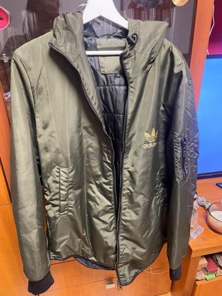 Chaqueta inspiración Adidas Hombre Verde Oliva
