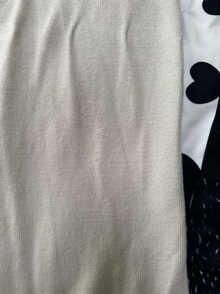 Pantalón ancho beige