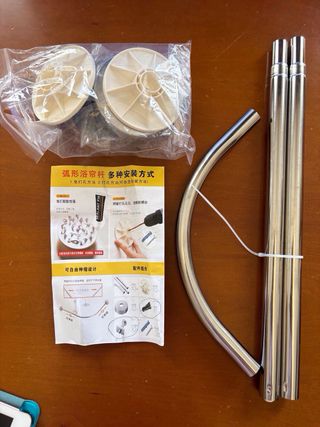 Barra de cortina de ducha