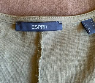 Vestido Esprit verde talla L