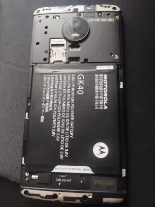 Teléfono Motorola Gris