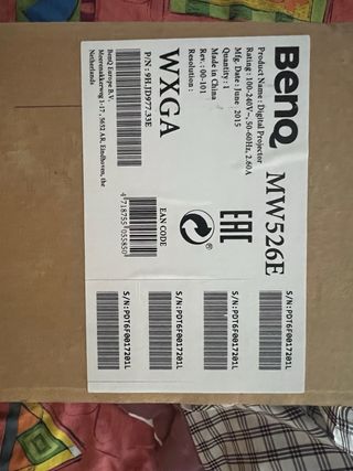 Proyector BenQ MW526E Blanco/Negro