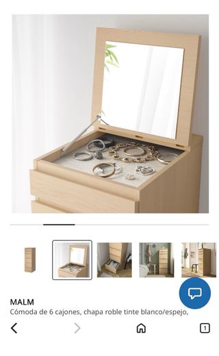 Cajonera Malm Ikea Madera