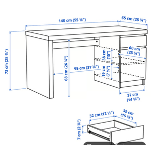 Escritorio IKEA MALM