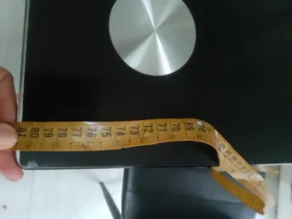 Mesa comedor negra con 6 sillas