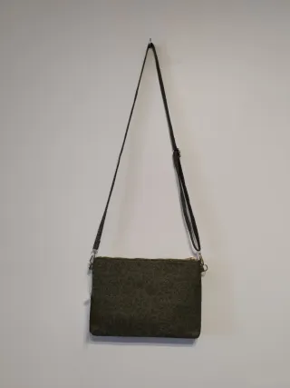 Bolso de hombro verde militar