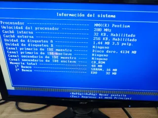 Ordenador IBM Aptiva 2137-E30 Pentium MMX 1997