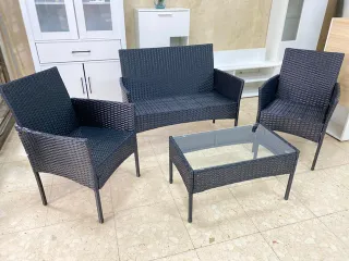 Conjunto de terraza de 4 piezas