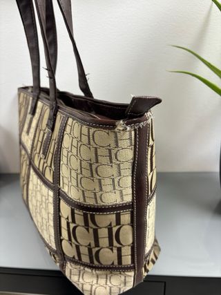 Bolso Carolina Herrera CH Beige/Marrón