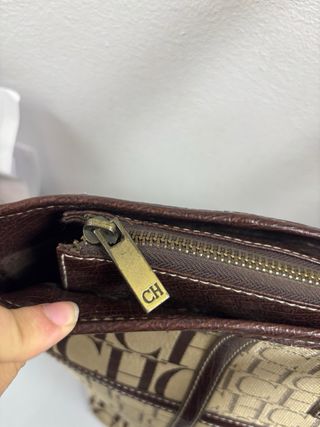 Bolso Carolina Herrera CH Beige/Marrón