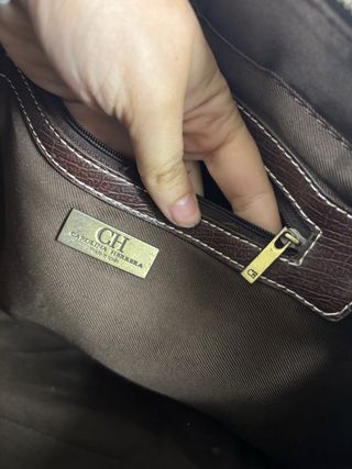 Bolso Carolina Herrera CH Beige/Marrón