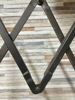 Pareja lámparas pie industriales brazo tijera