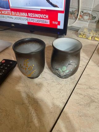 Tazze da tè cinesi in ceramica