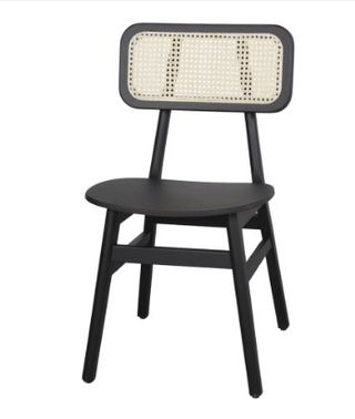 Sillas de comedor y banco de ratán