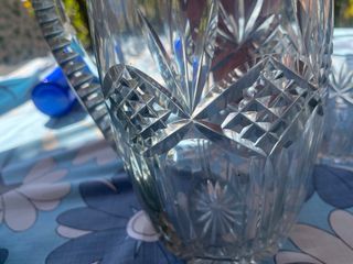 Juego de agua cristal tallado S.XIX