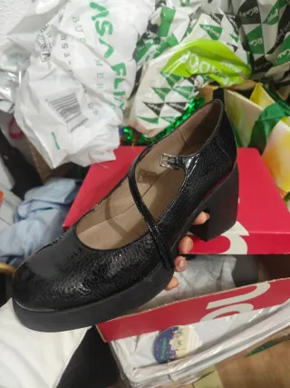 Zapatos Wonder Tacón Negro