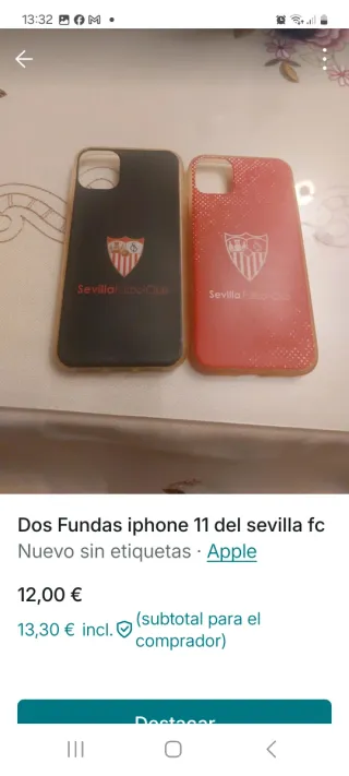 Custodia per iPhone 11 del Sevilla FC