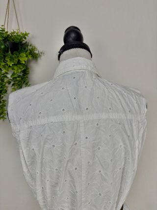 Tutina Zara pizzo sangallo bianca S