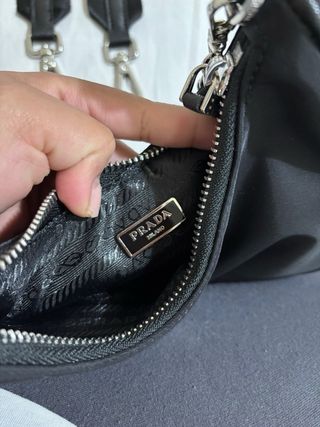 Borsa Prada Nero Nylon Re-Edition