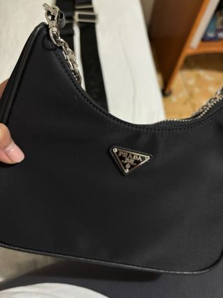 Borsa Prada Nero Nylon Re-Edition