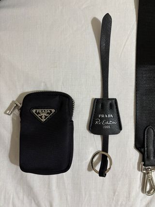 Borsa Prada Nero Nylon Re-Edition