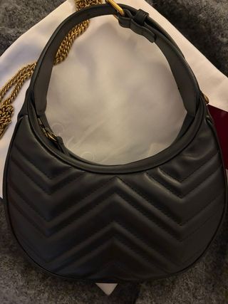 Borsa Gucci Marmont Half Moon NUOVA