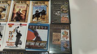Lote  DVDs Clásicos Cine Acción Aventura