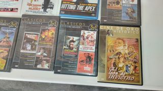 Lote  DVDs Clásicos Cine Acción Aventura