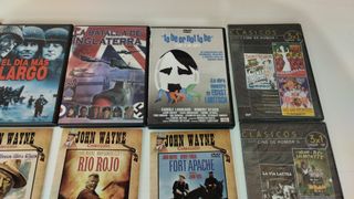 Lote  DVDs Clásicos Cine Acción Aventura