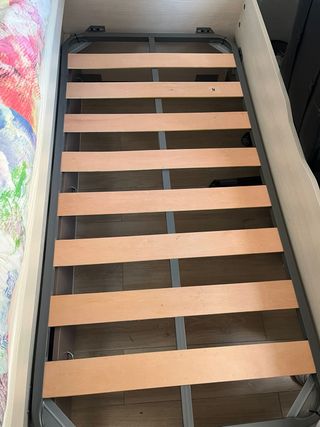 Somier cama 90cm sin patas