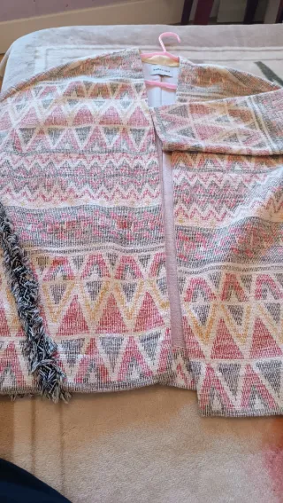 Chaqueta étnica multicolor talla única